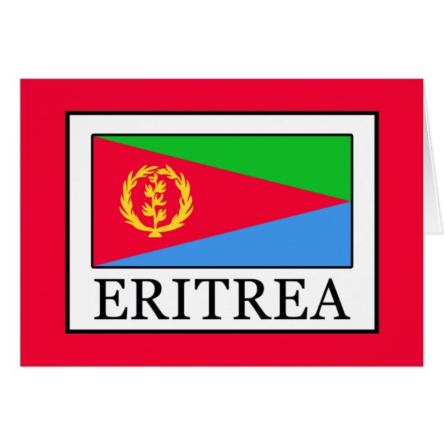 Cartão Eritreia (Frente Horizontal)