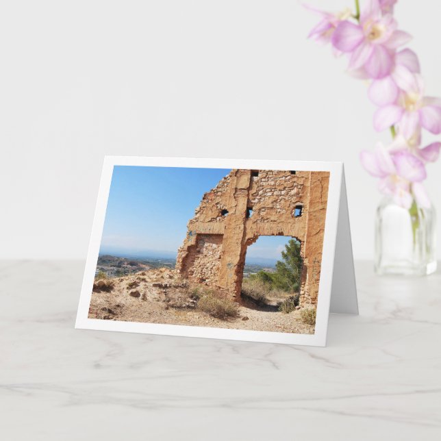 Cartão Ermita de Papais noeis Bárbara, Valência, Espanha (Orquídea)