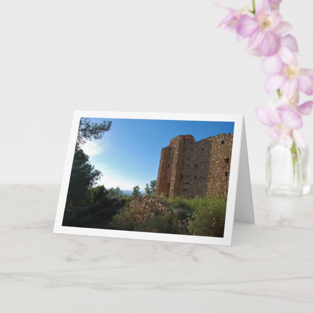 Cartão Ermita de Papais noeis Bárbara, Valência, Espanha (Orquídea)