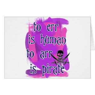 Cartão Errar é humano…