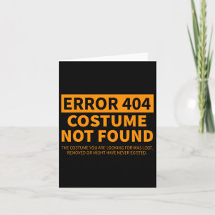 Cartão Erro 404 Fantasia Não Encontrada Correspondente En