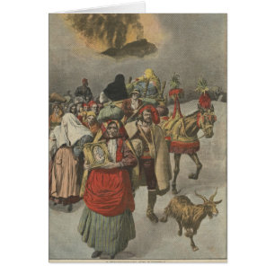 Cartão Erupção de Monte Etna