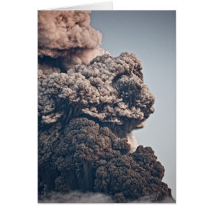Cartão Erupção vulcânica Eyjafjalljokull