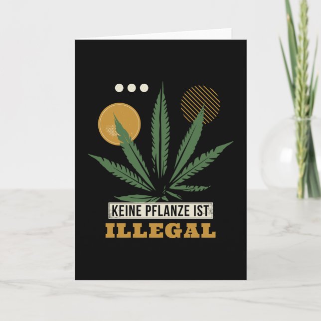 Cartão erva daninha (Frente)