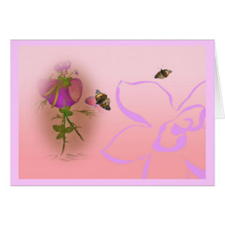 Cartão Ervilha doce do elve do Lathyrus