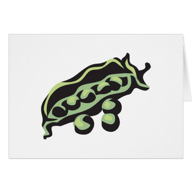 Cartão ervilhas em cápsula (Frente Horizontal)