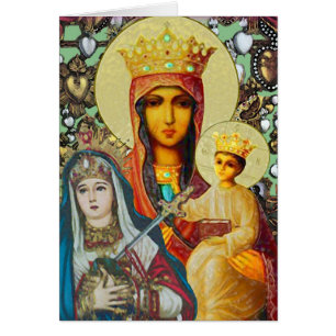 Cartão Erzulie Freda e Dantor