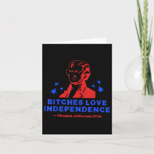 Cartão Es Amor Independência Divertido Pais Fundadores 