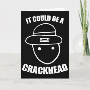 Cartão Esboço Amador de Leprechaun Pode Ser Um St Crackhe