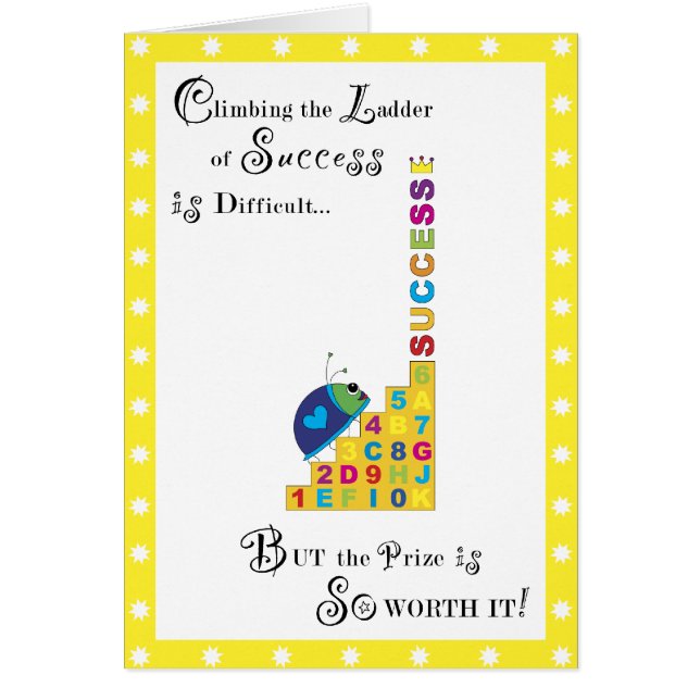 Cartão Escada do sucesso (Frente)