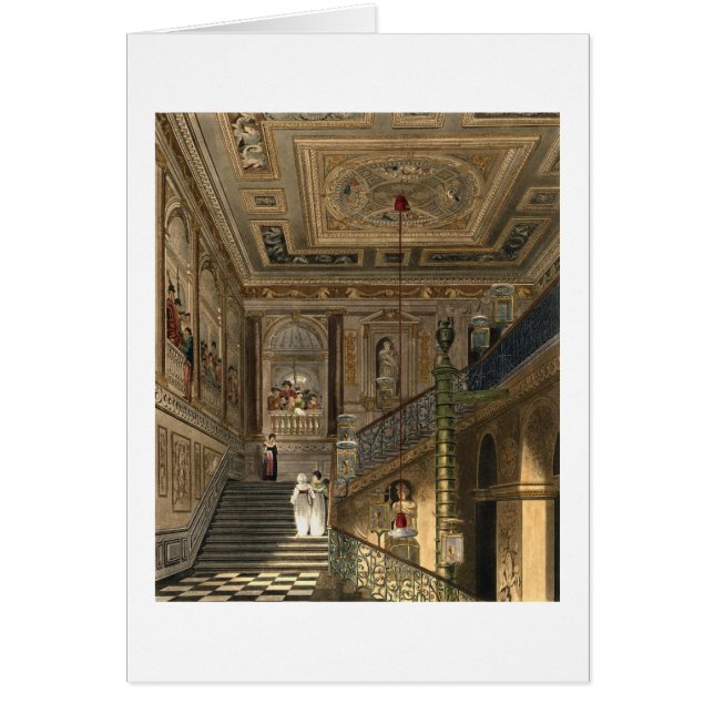 Cartão Escadaria Excelente no Palácio de Kensington de Py (Frente)