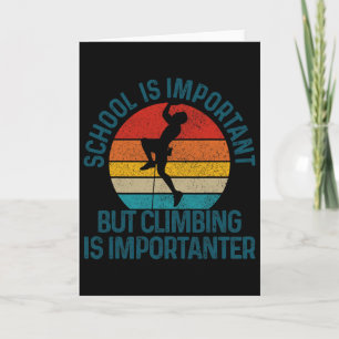 Cartão Escalada Bouldering Dito Vintage Engraçado Escalad