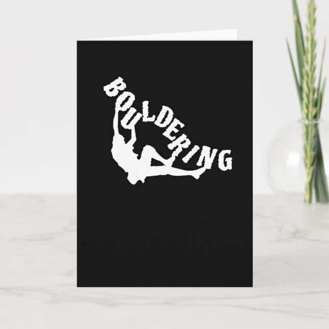 Cartão Escalada De Boulderer (Frente)