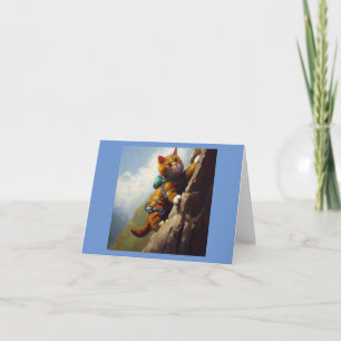 Cartão Escalada de Rock Cat