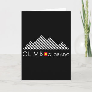 Cartão Escalada em Rocha no Colorado - Escalar Colorado