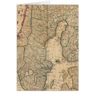 Cartão Escandinávia, Suecia, Dinamarca 2