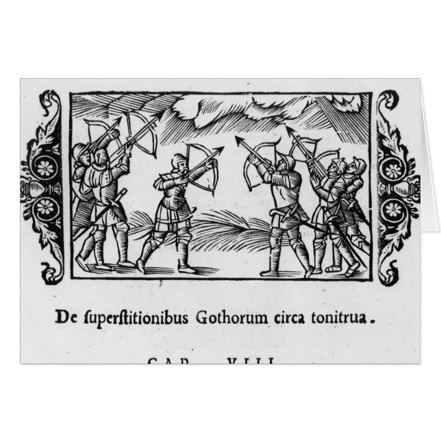 Cartão Escandinavos que usam suas setas (Frente Horizontal)