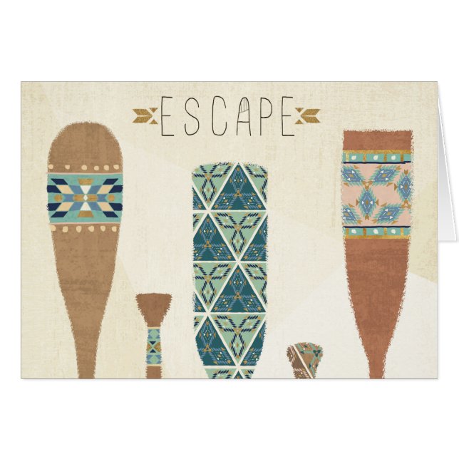 Cartão Escape exterior de Geo VI | (Frente Horizontal)