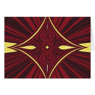 Cartão Escarlate da corda