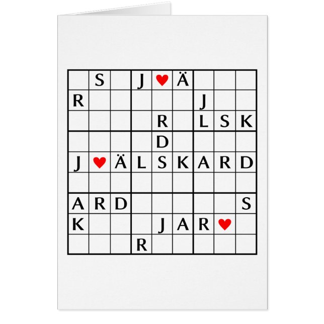 Cartão escavação älskar do entalhe (Frente)