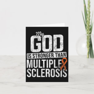 Cartão Esclerose Múltipla Mais Forte E Sensibilização Lar
