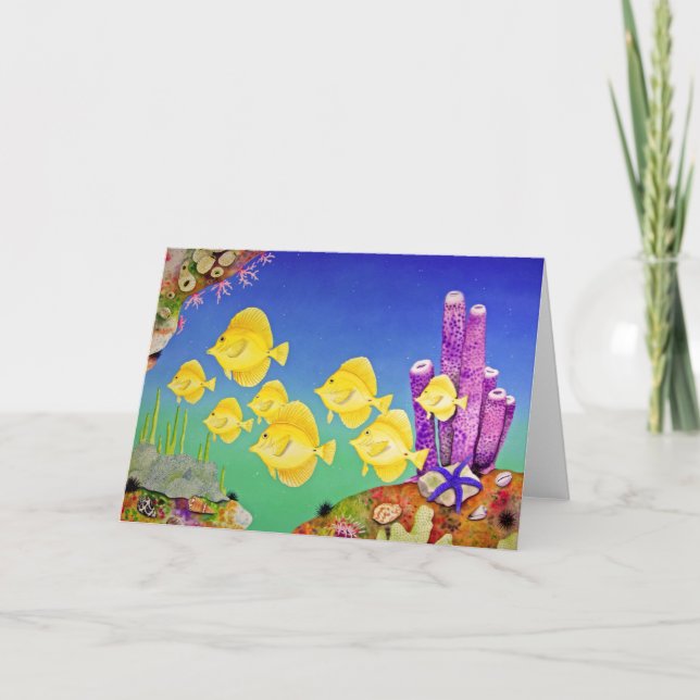 Cartão Escola amarela de Tang (Frente)