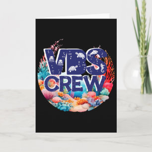 Cartão Escola Bíblica de Férias Vbs Crew Scu Vbs Crew Oce