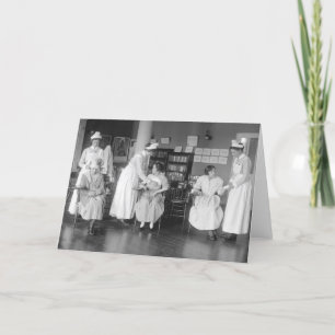 Cartão Escola de Enfermagem, início dos anos 1900