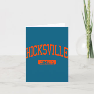 Cartão Escola Secundária Hicksville Hs Design Hicksville