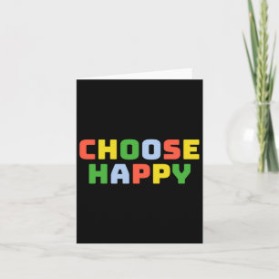 Cartão Escolha Happy ) Sticker