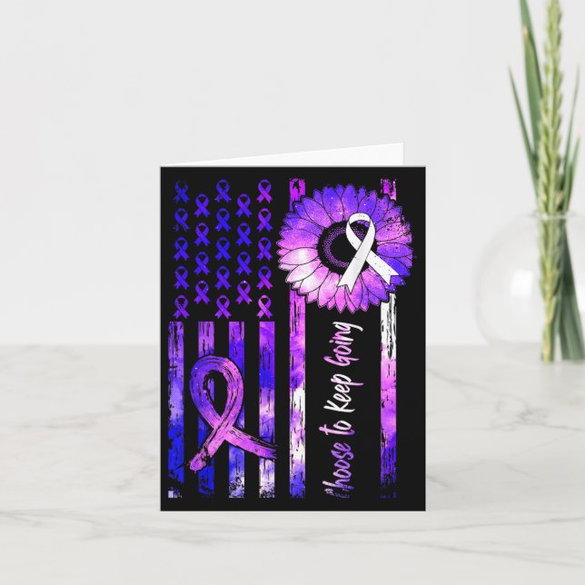 Cartão Escolha Manter A Consciência Da Prevenção Ao Suicí (Frente)