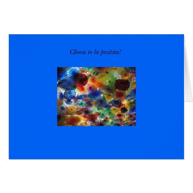 Cartão Escolha ser positivo! (Frente Horizontal)
