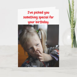 Cartão Escolhi algo especial para você.