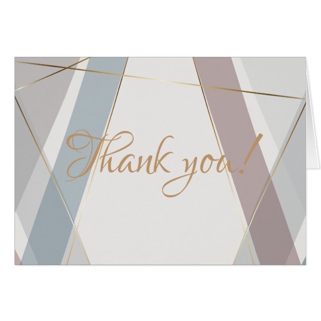 Cartão Escórias Geométricas Modernas Contemporâneas Traiç (Frente Horizontal)