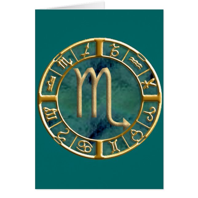 Cartão Escorpião (Frente)