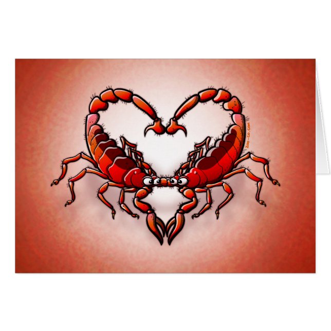 Cartão Escorpião Loving (Frente Horizontal)