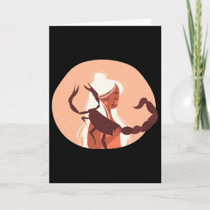 Cartão Escorpião Natal Zodíaco Horóscopo Astrologia