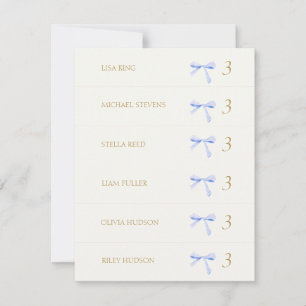 Cartão Escorregado de Nome do Local Azul Esbranqui