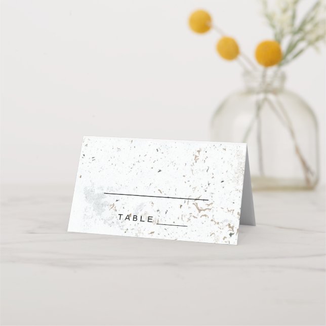 Cartão Escort De Casamento De Caligrafia | Preto (Frente)