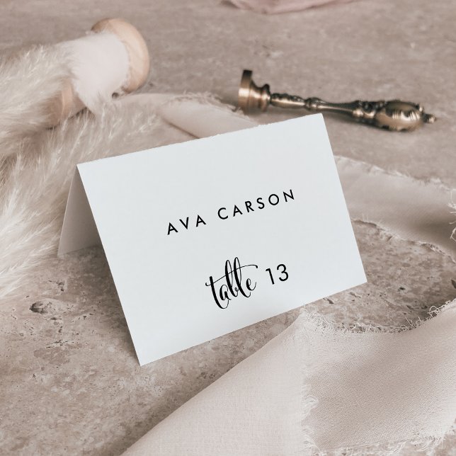 Cartão Escort De Casamento De Caligrafia Southern  (Criador carregado)