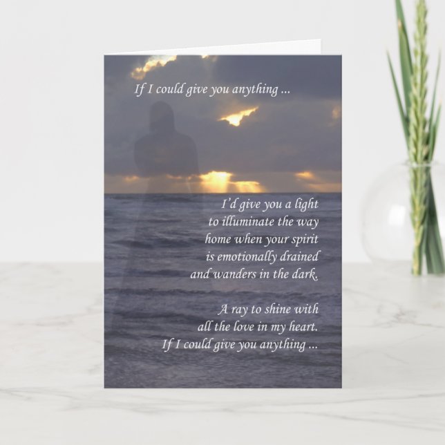 Cartão Escrevendo Original de Aniversário Sentimental (Frente)