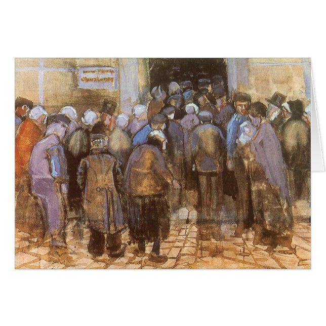 Cartão Escritório da Loteria do Estado (Dinheiro dos Pobr (Frente Horizontal)