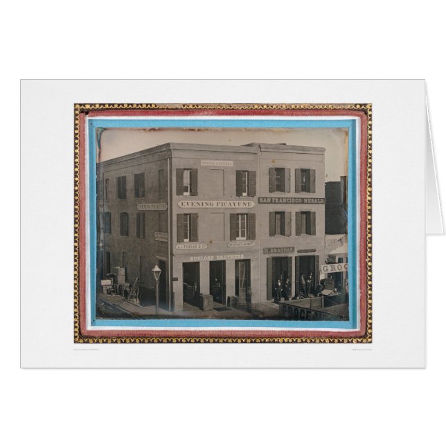 Cartão Escritórios de jornal…  (40076) (Frente Horizontal)