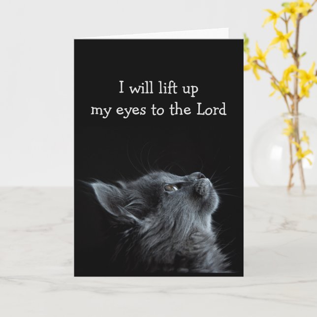 Cartão Escritura Bíblica Inspiradora para Tempos Difíceis (Flor Amarela)