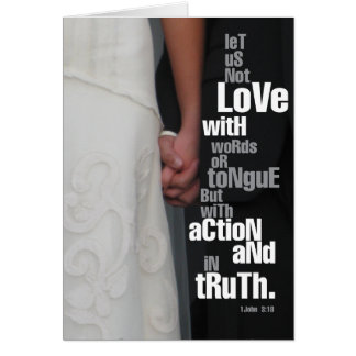 Cartão Escritura de casamento