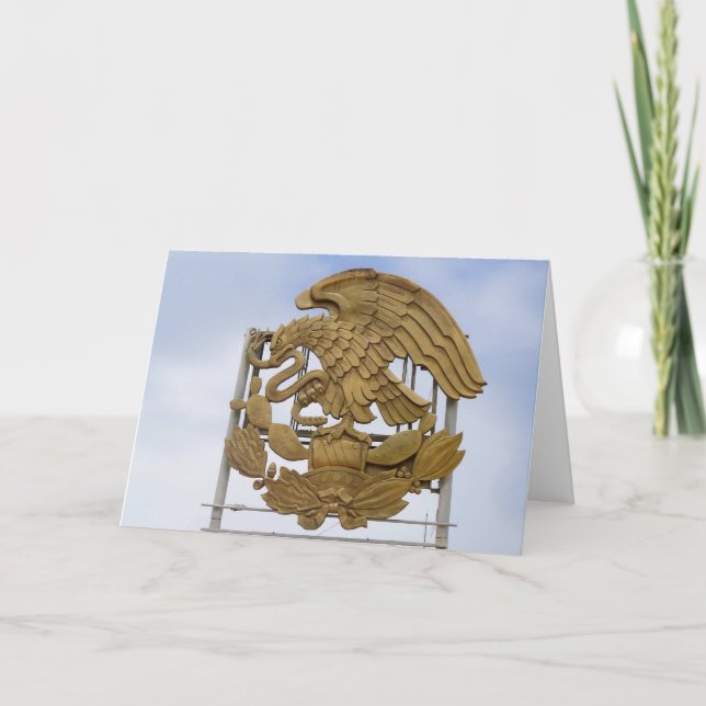 Cartão Escudo Nacional de México, Ensenada, BC - (Frente)