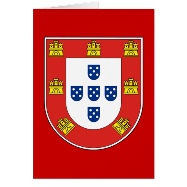 Cartão Escudo português (Frente)