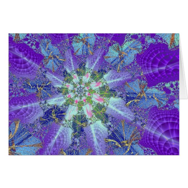 Cartão Escudos de Lavendar (Frente Horizontal)