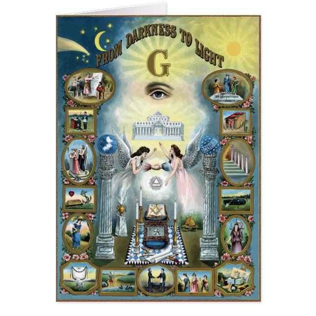 Cartão Escuridão à luz (Frente)