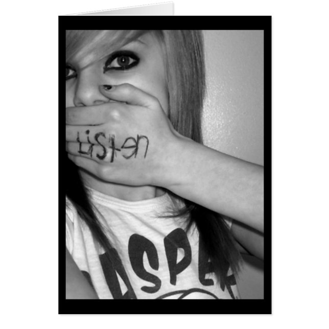 Cartão Escute (Frente)